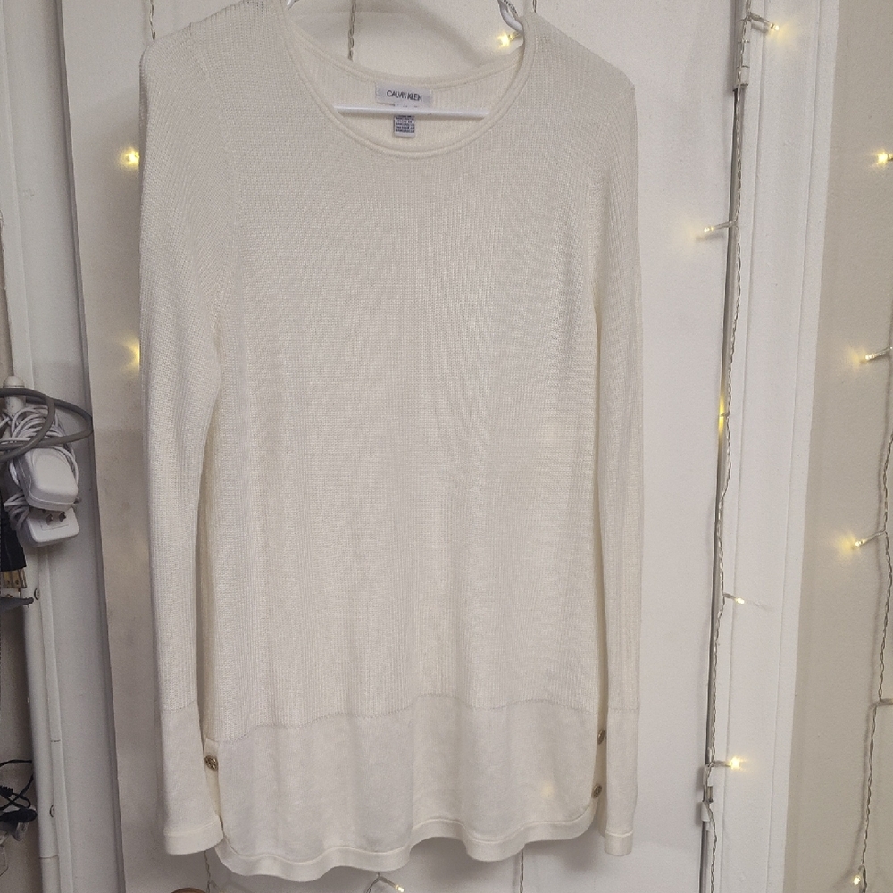 Calvin Klein White Sweater